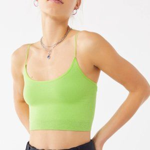 Out From Under Markie Neon Green Seamless Bra Top